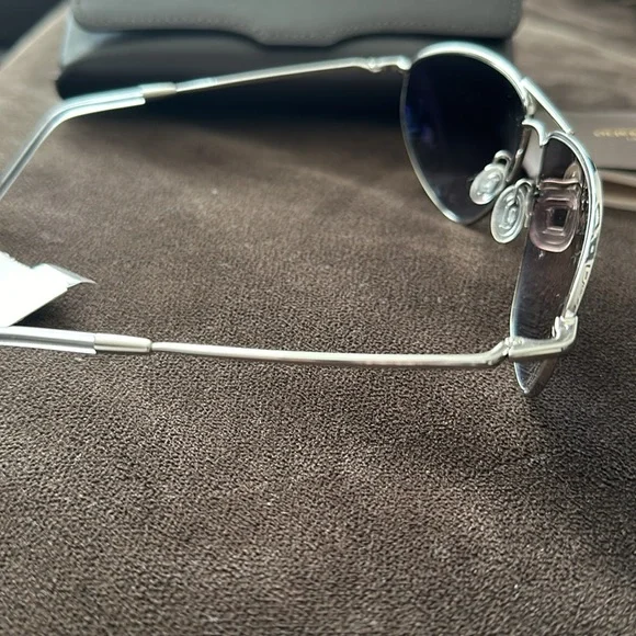 COPY - Oliver peoples aviator new glasses in silver with 